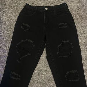Rue 21 black distressed style jeans